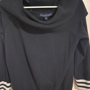 Tommy Hilfiger Women's Black Cowl Neck Sweater